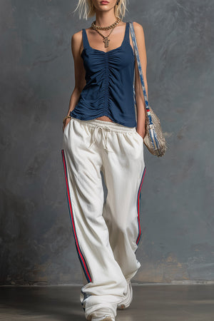 The Maëlle Pleated Cotton Set