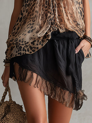 The Léonie Leopard Chiffon Set