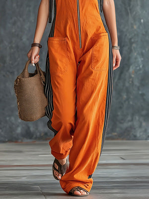The Barberine Cotton Linen Jumpsuit