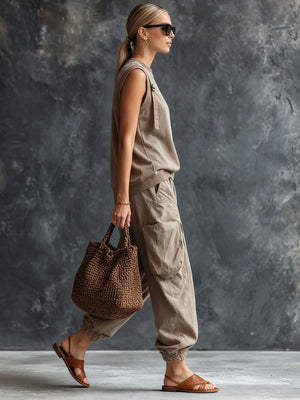 The Léa Cargo Cotton Set