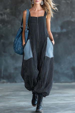 The Ardouine Cotton Linen Jumpsuit