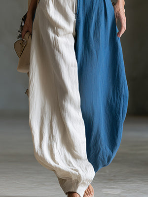 The Angadrême Cotton Linen Jumpsuit