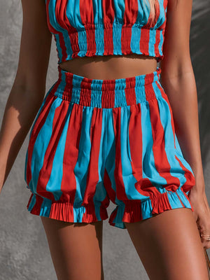 The Olympe Striped Denim Set