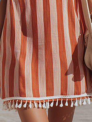 The Marcelline Cotton Linen Mini Dress