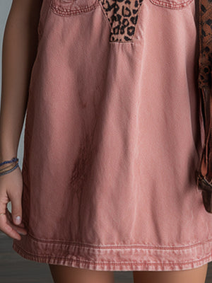 The Malo Suede Mini Dress