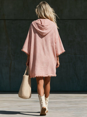 The Mainsente Cotton Linen Mini Dress