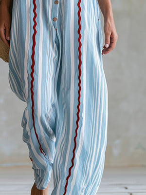 The Almodie Cotton Linen Jumpsuit