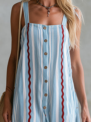 The Almodie Cotton Linen Jumpsuit