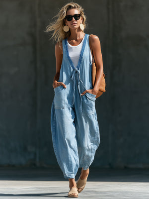 The Anaïse Denim Jumpsuit