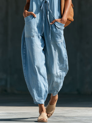 The Anaïse Denim Jumpsuit