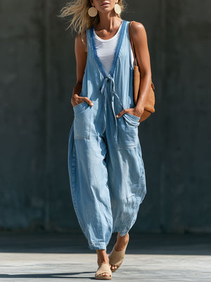 The Anaïse Denim Jumpsuit