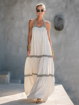 The Nathalène Cotton Maxi Dress