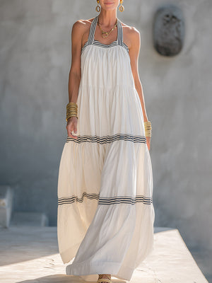 The Nathalène Cotton Maxi Dress