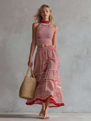 The Valérie Striped Cotton Set