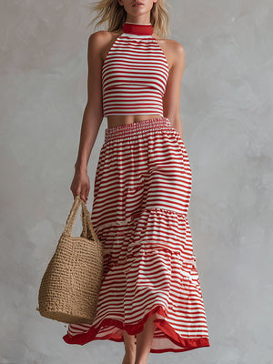 The Valérie Striped Cotton Set
