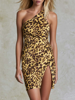 The Nolwenn Suede Mini Dress