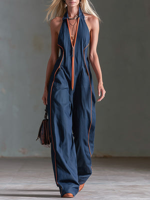 The Abelline Denim Jumpsuit