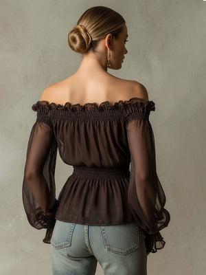 The Corinne Chiffon Blouse