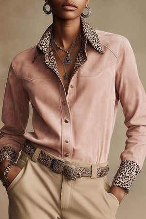 The Colombe Suede Shirt
