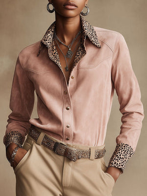 The Colombe Suede Shirt