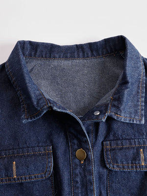 The Harlinde Denim Jumpsuit