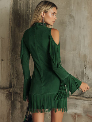 The Modeste Suede Mini Dress