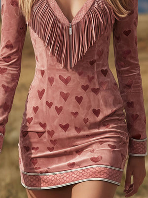 The Ardène Suede Mini Dress