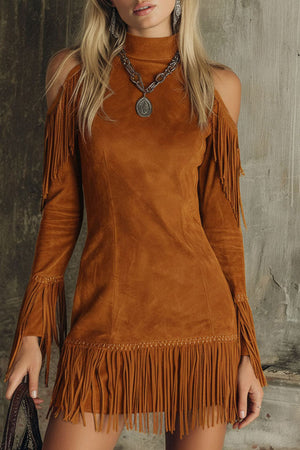 The Modeste Suede Mini Dress