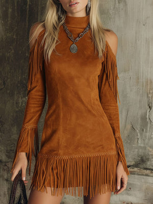 The Modeste Suede Mini Dress