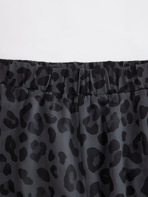 The Geneviève Leopard Chiffon Set
