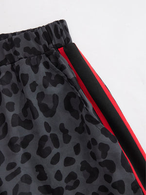 The Geneviève Leopard Chiffon Set