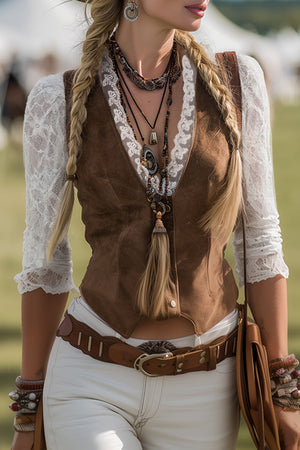 The Aude Suede Shirt