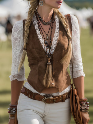 The Aude Suede Shirt
