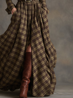 The Théophanie Cotton Linen Maxi Dress