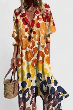 Boho Print Maxi Dress