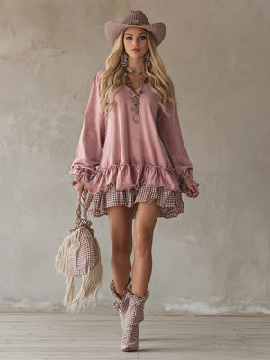 The Adolphine Cotton Mini Dress