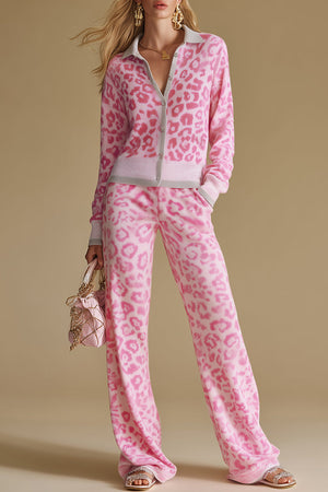 The Zélie Leopard Knit Set