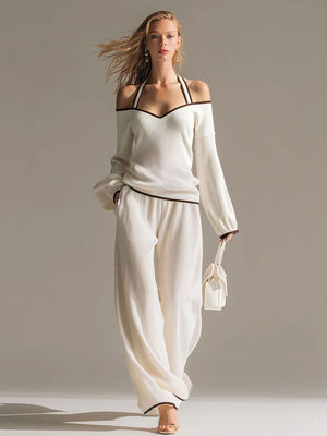 The Liliane Halterneck Knit Set