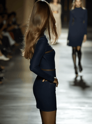 The Norbertine Denim Mini Dress