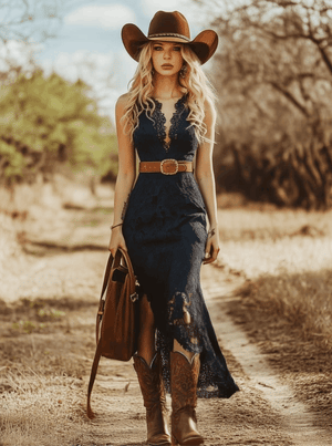 The Eusébie Lace Midi Dress