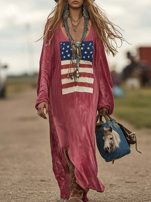 The Mélodie Cotton Linen Maxi Dress