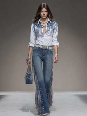 The Ilduarie Denim Trousers