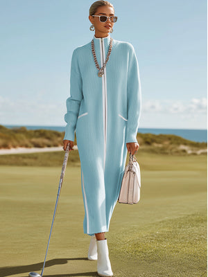 The Aldegonde Knit Midi Dress