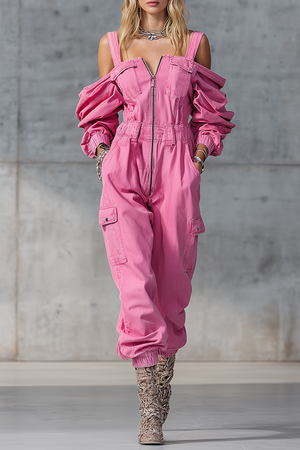The Haïde Denim Jumpsuit