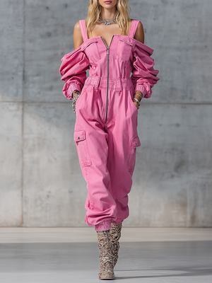 The Haïde Denim Jumpsuit