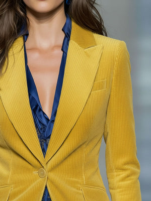 The Maximilienne Corduroy Blazer