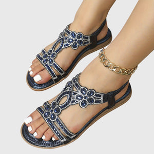 Embellished Back-Strap Sandals