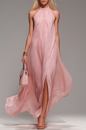 The Claudette Chiffon Maxi Dress