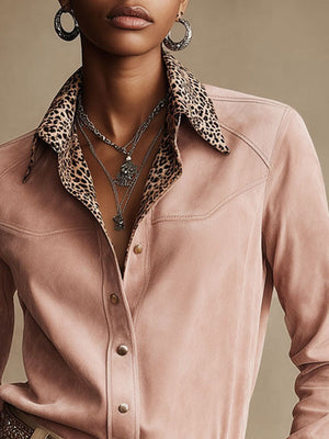The Colombe Suede Shirt