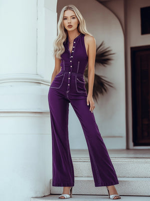The Madelgaire Denim Jumpsuit